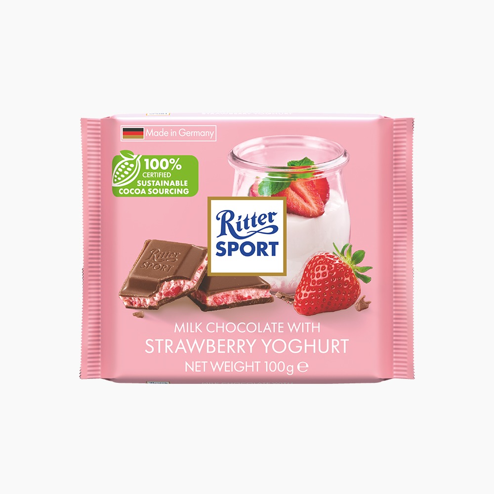 [Rittersport] Strawberry Yogurt 100g