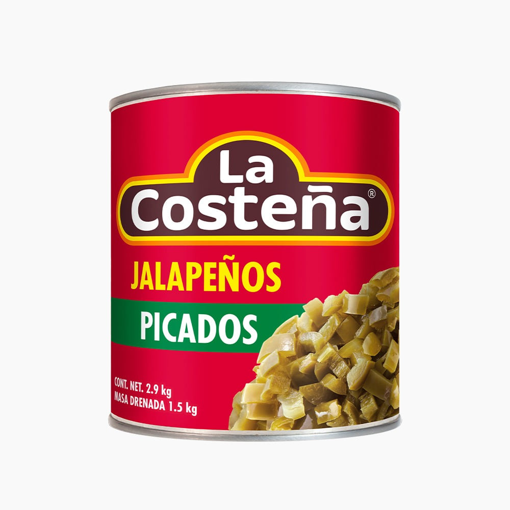 [Lacostena] Jalapeno Pepper Diced 2.8kg