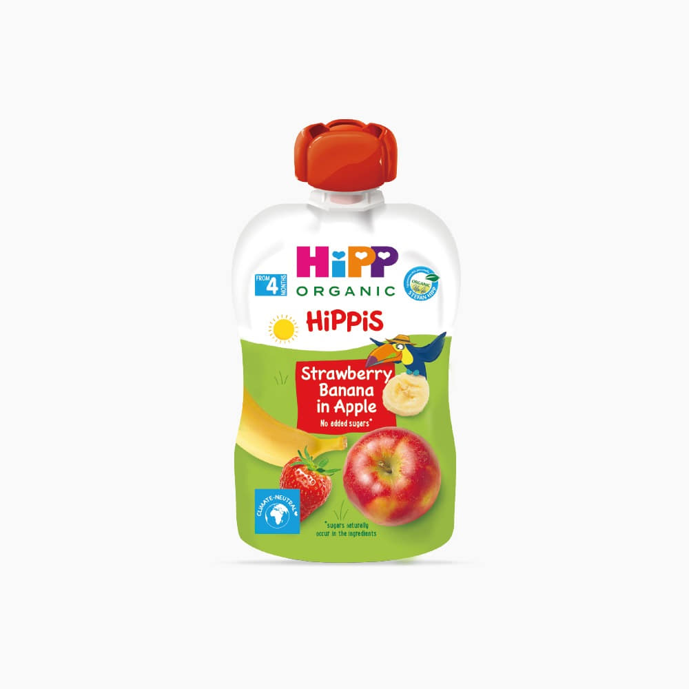[Hipp] Strawberry Banana in Apple 100g
