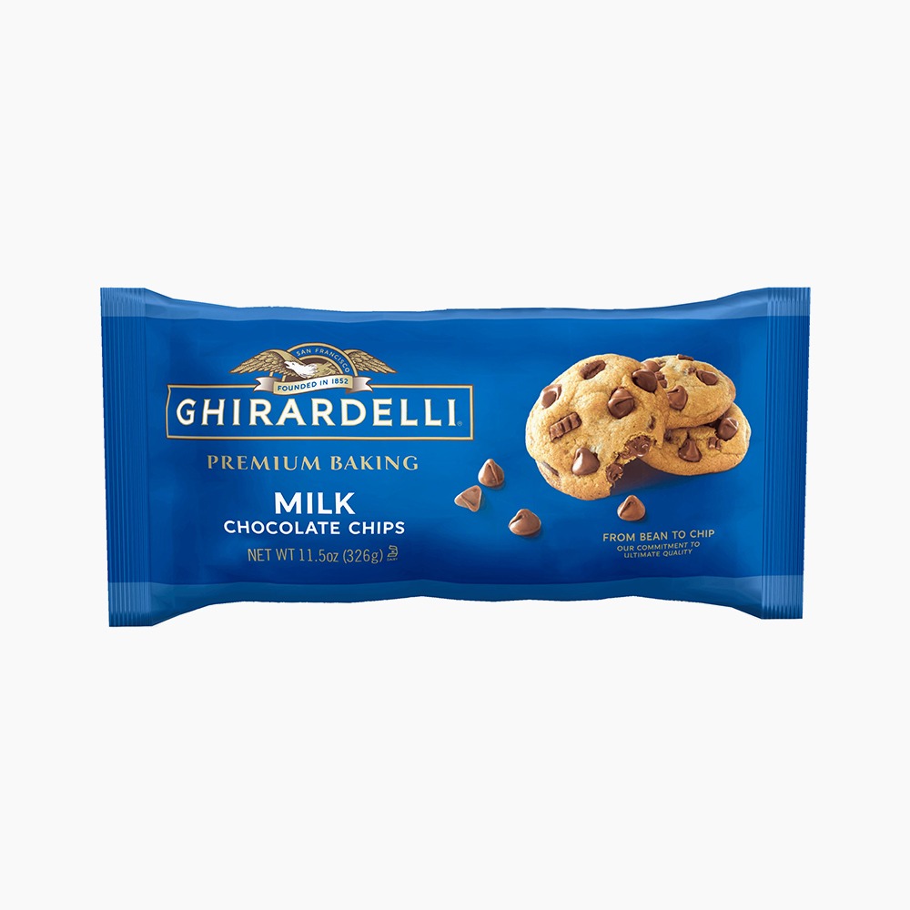 [Ghirardelli] Milk chocolate chip 326g