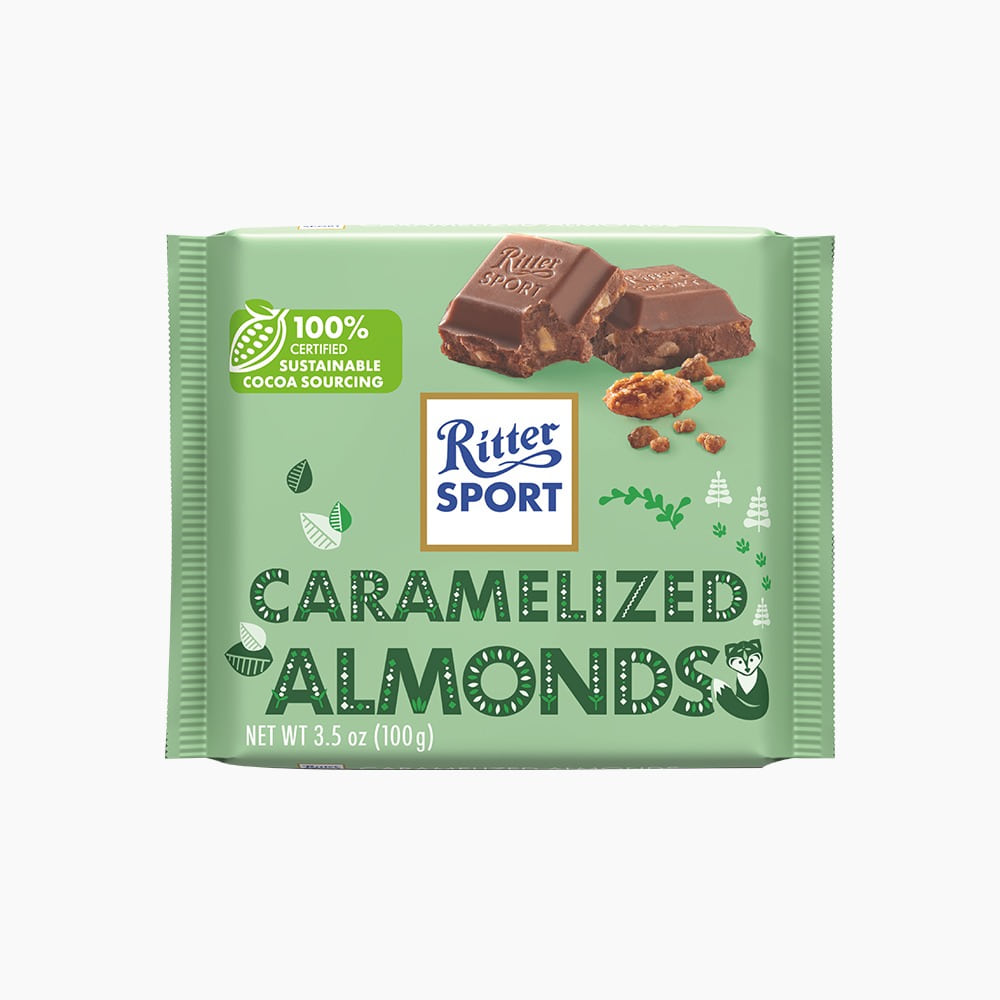 [Rittersport] Caramel Almond Chocolate 100g