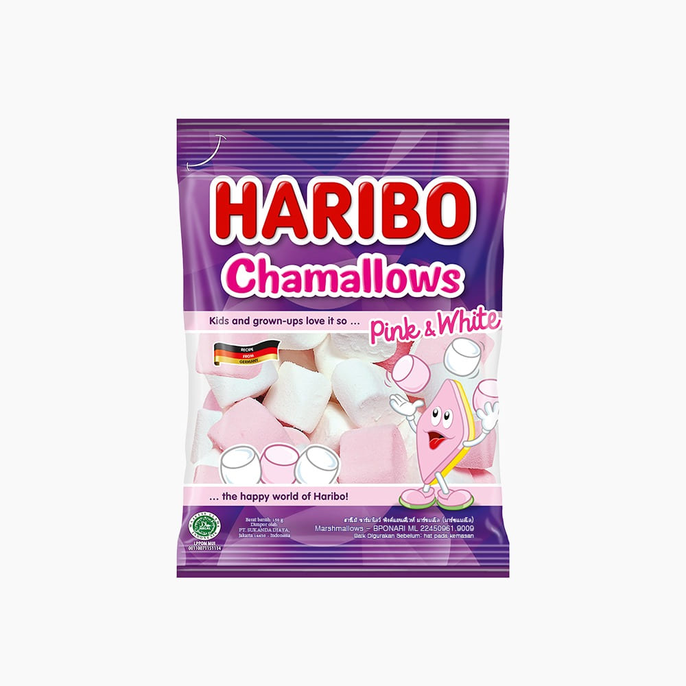 [Haribo] Chamalow Pink and White 150 g